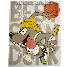 40142.7.0.7 переводная аппликация на одежду "Best slam dunk" 250х200мм