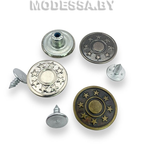 27889.1 27888.35 пуговицы фиксирующие d 17 мм "звезда" 