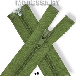 Молния спираль тип5 40см 1бегунок Ц:Зеленый
