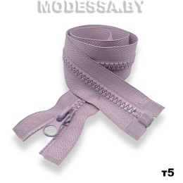 застежка молния с пластиковыми зубцами тип 5 55 см Ц:245 Сирень