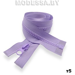 застежка молния с пластиковыми зубцами тип 5 55 см Ц:373 Фиолетовый