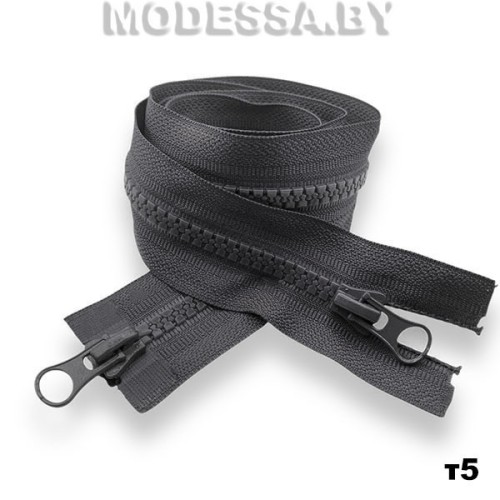 Молния ТР Т5 L90 Ц:306D Т.Серый