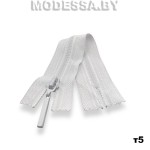 Молния трактор тип5 16см 1бегунок Ц:Белый