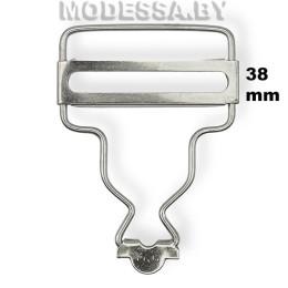 015-38D пряжка для комбинезона Ц:Никель 3,8х6см
