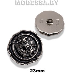 075-23 XT-B пуговица из недрагоценного металла 23мм Ц:BN