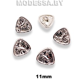 5923-11P пуговица из недрагоценного металла 11мм Ц:Nickel