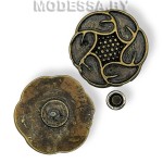 1757 Пряжка металлическая Ц:Антик 24х24мм