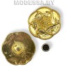 1757 Пряжка металлическая Ц:Золото 24х24мм