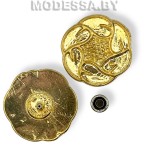 1757 Пряжка металлическая Ц:Золото 24х24мм