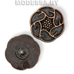 1757 Пряжка металлическая Ц:Медь 24х24мм