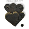 2403 Пряжка металлическая Ц:Антик 40х32мм