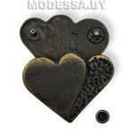 2403 Пряжка металлическая Ц:Антик 40х32мм
