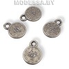1968 украшение мет 1,5 см "Монетка" Ц: Оксид 14х10мм