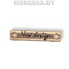 2447 украшение из недраг металла "New design" Ц:Золото 28х6мм