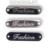 2981 P бирка металлическая "Fashion" 35х9мм