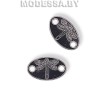 3038 P бирка металлическая 9*15mm Ц:BN