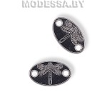 3038 P бирка металлическая 9*15mm Ц:BN