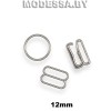 Кольца, крючки, рамки 12mm металлические никель