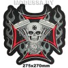 S4096 аппликации текстильные вышитые  275х270мм