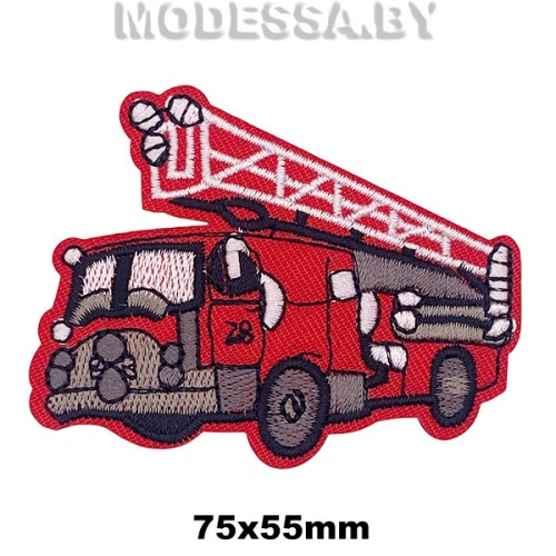 R2941 Аппликация "Пожарная машина" 