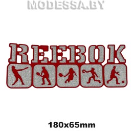 786 Нашивка "REEBOK" Ц:Красный