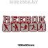 786 Нашивка "REEBOK" Ц:Красный