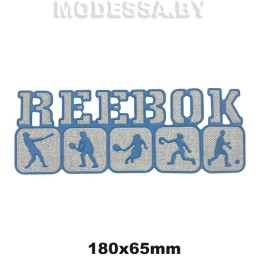 787 Нашивка "REEBOK" Ц:Синий