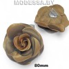 057 XF Аппликация на булавке "Цветок"