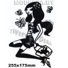 6504 С Аппликация "Девушка Sweet Girl"