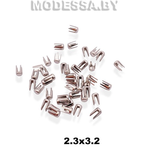 2,3*3,2мм Заклёпка для бусин Ц:Никель
