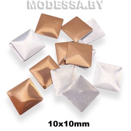 Блестки клеевые 10х10мм Ц:Медь 226 