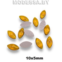 Блестки клеевые 10x5мм Ц:Оранжевый