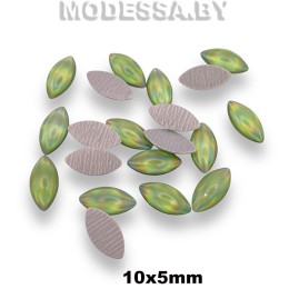 Блестки клеевые 10x5мм Ц:Св.Зелёный