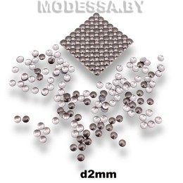 Блестки клеевые d2мм Ц:Серый