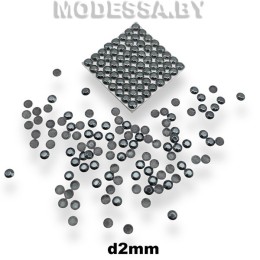 Блестки клеевые d2мм Ц:Гематит 