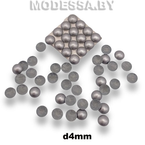 Блестки клеевые d4мм Ц:Hematite