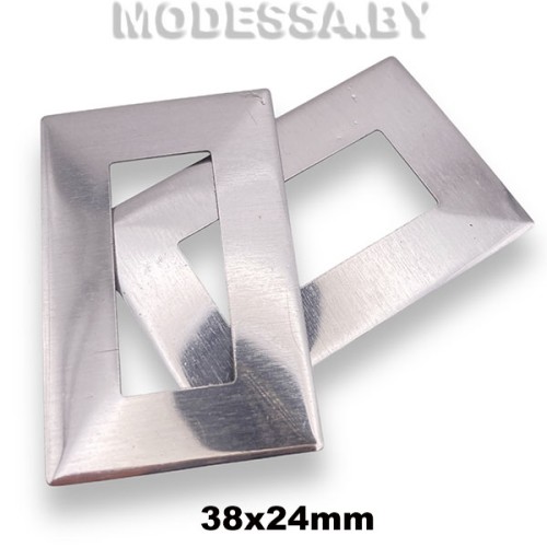 7336 AC Блестки клеевые 38x24мм Ц:Никель 