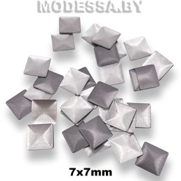Блестки клеевые 7x7мм Ц:Чёрный никель 252 