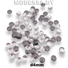 Блестки клеевые d4мм Ц:Чёрный никель