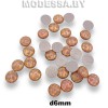 Блестки клеевые d6мм Ц:Гр.Розовый