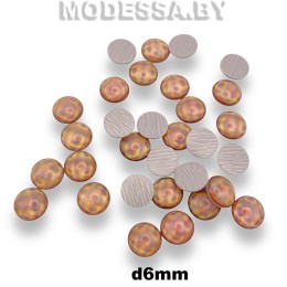 Блестки клеевые d6мм Ц:Гр.Розовый