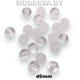 0018 А Бусина пластм. d6мм 