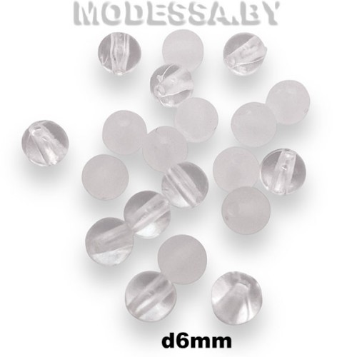 0018 А Бусина пластм. d6мм 