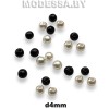 Бусина пластм. d4мм