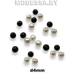 Бусина пластм. d4мм