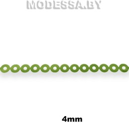 Лента из пайеток 4мм Ц:Зелёный