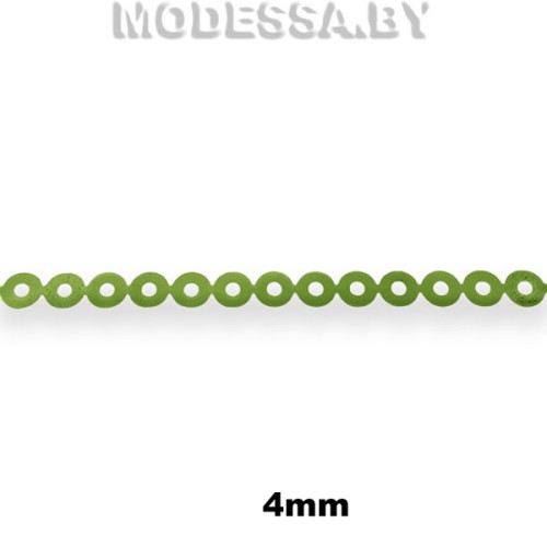 Лента из пайеток 4мм Ц:Зелёный