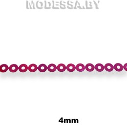 Лента из пайеток 4мм Ц:Малиновый