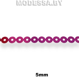 Лента из пайеток 5мм Ц:Бордовый