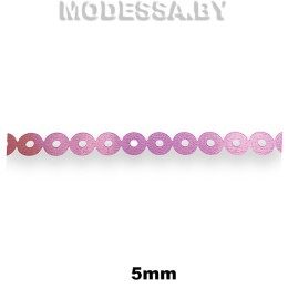 Лента из пайеток 5мм Ц:Малиновый